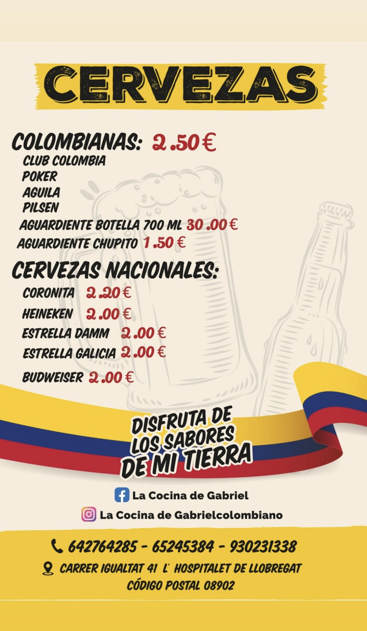 Cervezas